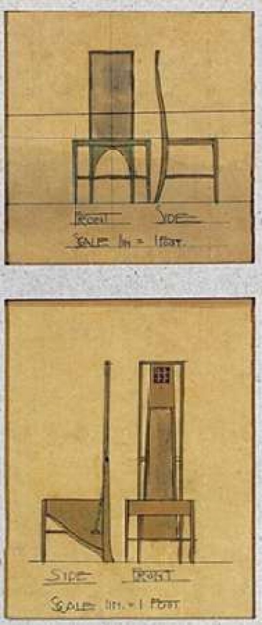 Design For Chairs 1903 Poster Print by Charles Rennie Mackintosh - Item # VARPDX265134